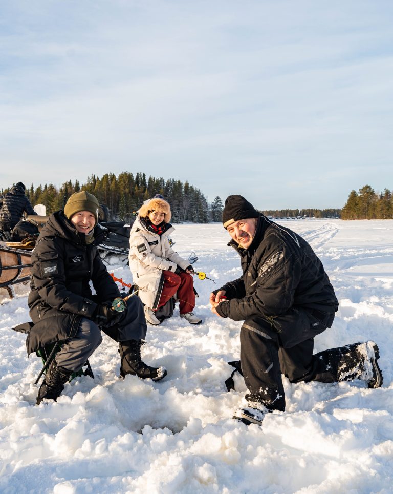 Guided Icefishing trip